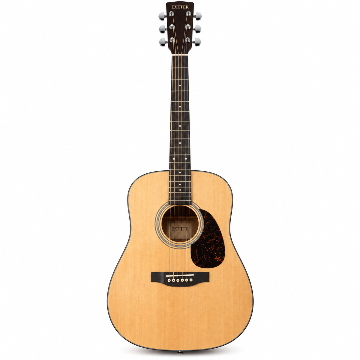 EXETER Natural Steel-String Acoustic Guitar